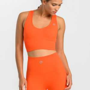 Nessi Sportswear Prodyšná Sportovní Podprsenka Ultra TPU-30 Orange Velikost: M/L