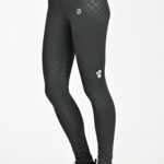 Nessi Sportswear Běžecké Legíny Regular s pásem PRO OSLPW-1190 Shiny Black Velikost: S/M