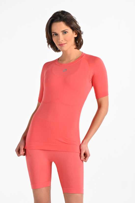 Nessi Sportswear Prodyšné Tričko Ultra BUD-29 Coral Pink Velikost: S/M