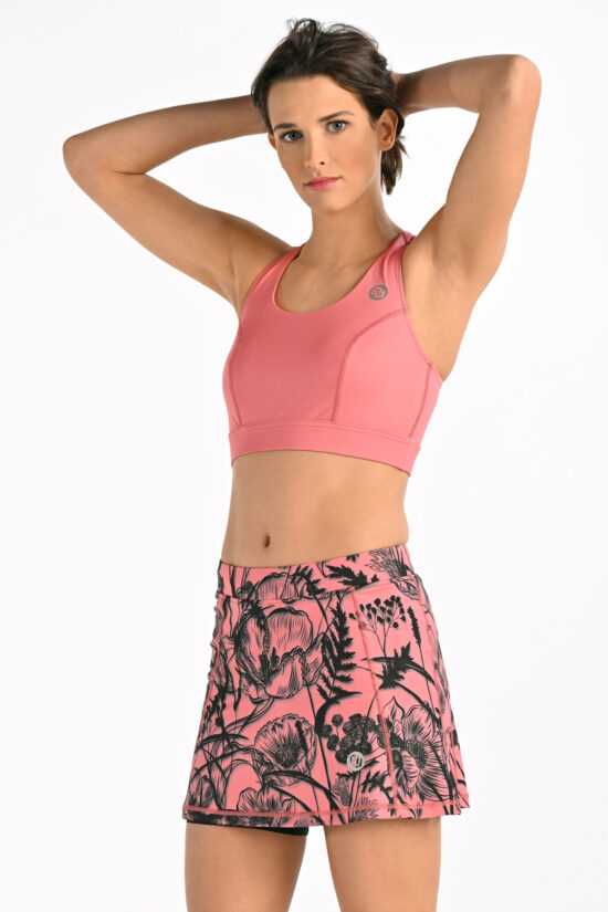 Nessi Sportswear Sportovní Top Podprsenka TS5-29 Coral Pink Velikost: XS