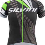 Dětský cyklistický dres Silvini Team CD1435 black-green